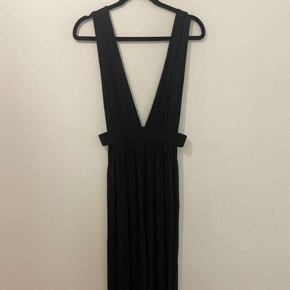 Top shop black romper, size medium, barely worn